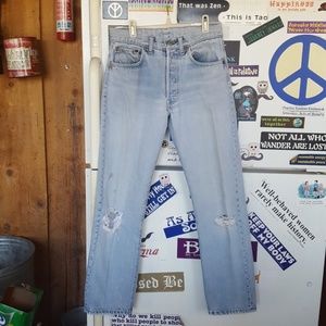 Levi's MOM JEANS HIGH WAISTED 80s STONE WASH